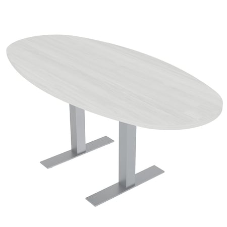 Skutchi Designs 33.5 in W, 69.5 in L, 29 in H, Engineered Wood Top, White HAR-BOVL-34X70-T-WHCYPRESS